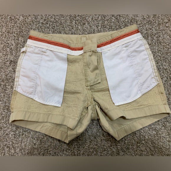 J.Crew Collection Sequin Chino Shorts Style 19903 Beige Gold 0 - Picture 6 of 9